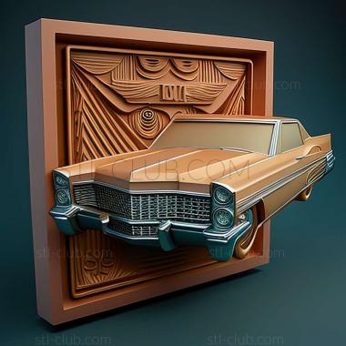 3D model Cadillac Deville 1965 1970 (STL)